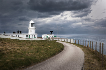 Fototapeta na wymiar Pendeen lighthouse, West Cornwall