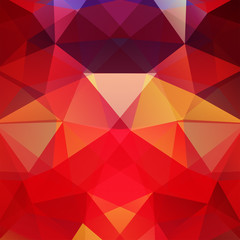 Fototapeta premium Polygonal red vector background. Can be used in cover design, book design, website background.