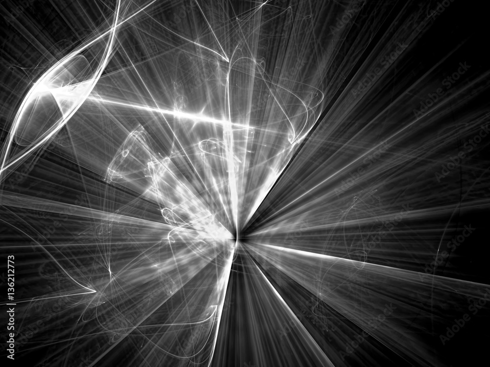 Wall mural abstract wavy background - digitally generated image