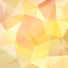 Obraz premium Background of geometric shapes. Yellow mosaic pattern. Vector EPS 10. Vector illustration