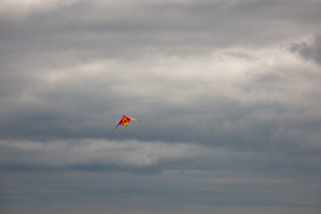 Kite flying in sky