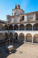 Amelia Umbria Italy San Francesco Cloister and Church