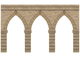 Vintage arcade brick