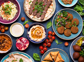 Arabic dishes and meze