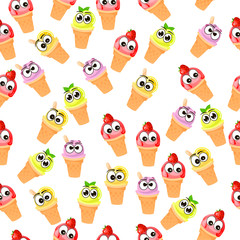 illustration of ice cream