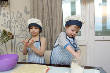 Two Brothers Cooking dumplings