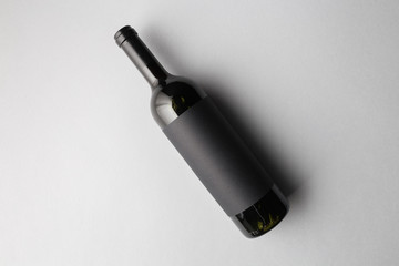 Top view of wine