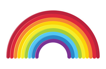 vector icon of rainbow