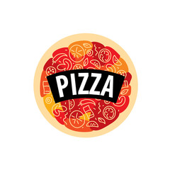 pizza vector logo