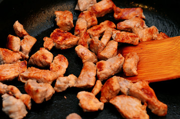 Жаренное мясо