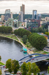 Obraz premium Center of Vilnius, Lithuania