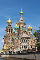 Fototapeta na wymiar Russia. Saint Petersburg. The Church of the Savior on Spilled Blood