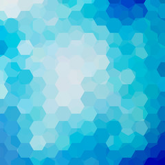 Fototapeta na wymiar Background of geometric shapes. Blue mosaic pattern. Vector EPS 10. Vector illustration.