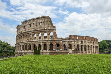 Fototapeta na wymiar Colosseum (Coliseum) in Rome, Italy