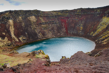 Krater in Island © Dr. Jürgen Tenckhoff