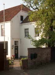 Typical houses in Nijkerk, Gelderland, Holland, NLD