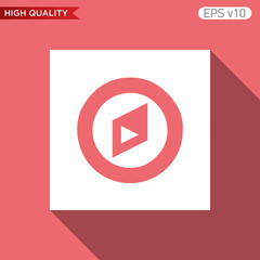 Compass icon. Button with compass icon. Modern UI vector.