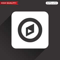 Compass icon. Button with compass icon. Modern UI vector.