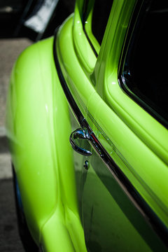 Classic Lime Green Car