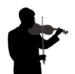Male violinist