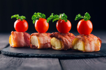 Wrapped Bacon Appetizers