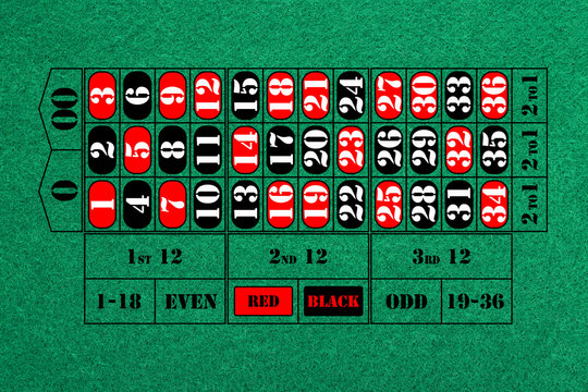 roulette table