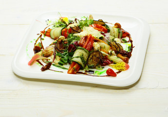 Delicious vegetable salad