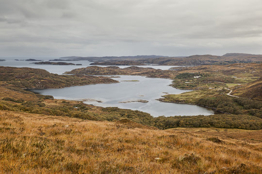 Scottish Highlands between Lochinver and Unapool