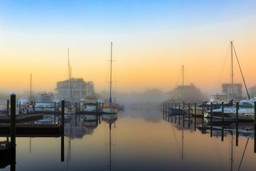 Foggy Morning at the Marina