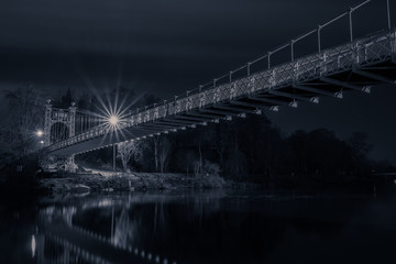 Fototapeta premium Most Chester nocą