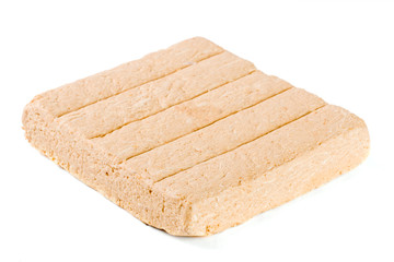 peanut halva isolated on white background