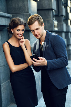 couple on a street