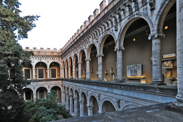Naklejka premium Roma, Piazza Venezie - il loggiato di Palazzo Venezia