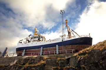Shipyard in the Faroe Islands 