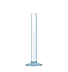 Measuring tube isolated on white