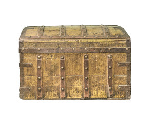 Old Trunk Isolated