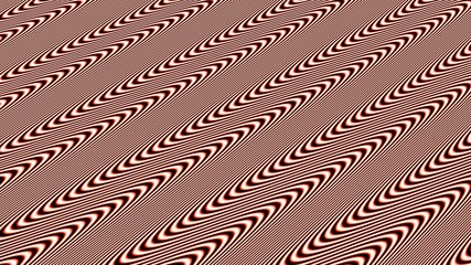 Waves on Fire / Optical Illusion