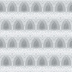 Repeating volume braided knitting background  