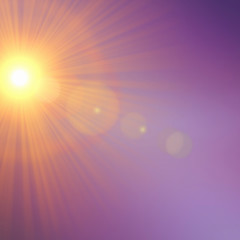 Obraz premium Flary obiektywu