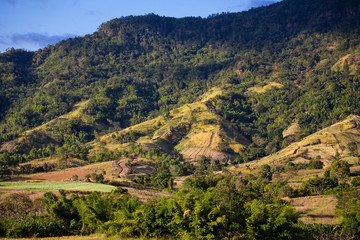 Wonderfull top hill lanscape in Thailand