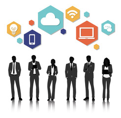 Vector UI Illustration Business People Concept