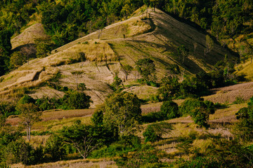 Wonderfull top hill lanscape in Thailand