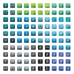 Icon Collection Vector Application Content Concept