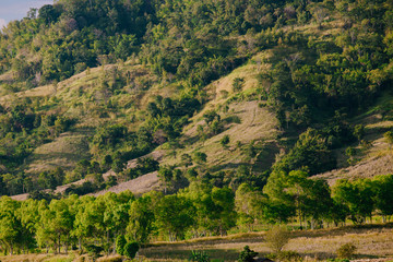 Wonderfull top hill lanscape in Thailand