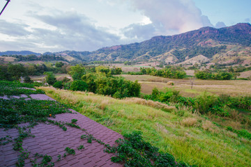 Wonderfull top hill lanscape in Thailand