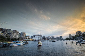 View of Sydney CBD from Lavender bay.