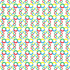 Colorful infinity sign Pattern - abstract background