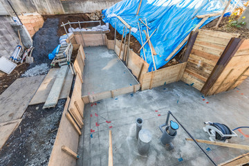 建築の基礎　土台　Footing of the building