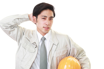 頭痛を訴える男性