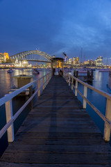Fototapeta premium View of Sydney CBD from Lavender bay.